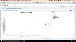 bivariate sensitivity analysis in TreeAge (injection sites)