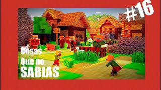 Cosas que NO SABIAS sobre MINECRAFT #16