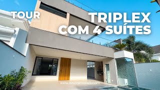 EXCLUSIVO TRIPLEX COM ELEVADOR |  À venda no Riviera del Sol por R$4.200.000 | Azuza Imóveis