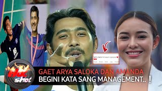 Disatukannya Arya saloka dan Amanda manopo dipertandingan badminton begini respon Management Amanda