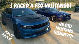 I RACED A FBO MUSTANG 5.0!!! SPUN BAD?!?! CLOSE RACE!? HE DID MUSTANG THINGS??? MUST WATCH!! INSANE!