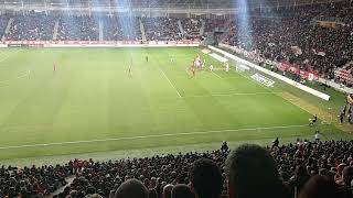 Nagyerdei Stadion Atmosphere (240211 Dvsc fc vs Ferencevaros) / Debrecen stadium #debrecen #hungary