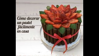 How to easily decorate a cake at home/ Cómo decorar fácilmente un pastel en casa