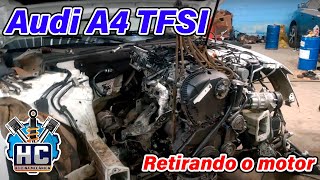 DESMONTAGEM do MOTOR AUDI A4 2.0 TFSI