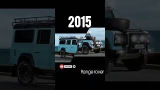 Evolution of Range rover Defender l (1980-2023) #shorts #rangrover #defender #mahindra #bolero #thar