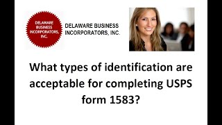 Form 1583 Identification | Delaware Business Incorporators, Inc.