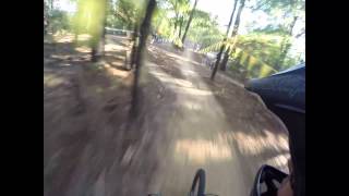 McGee Lungbuster Air DH Race Run - GoPro POV on board with Barry Page