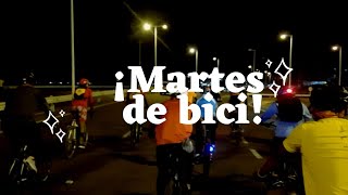 Así son los Martes de bici en Cartagena