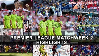 2022/23 English Premier League Season: Match Week 2 Results