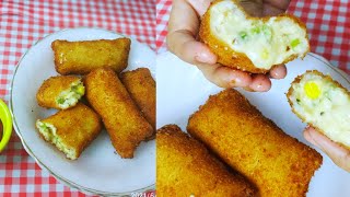 Bread Pockets Recipe /crispy cheesy bread pockets/Tasty Evening Snacks /Easy Snack/Veg Snacks