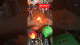 RS 200 engine fire#viralvideo #rs200 #rs2000