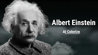 Albert Einstein Speaks Again! Watch How We Colorized His Speech With AI