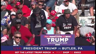 TRUMP SHOT AT RALLY IN BUTLER PA