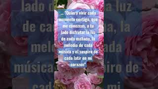 Quiero ser tu amor, quiero ser quien te consienta y quién te haga feliz. Te amo ❤️❤️