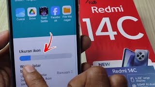 Cara mengecilkan ukuran ikon aplikasi di hp redmi 14c