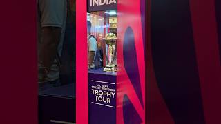 ICC Men’s Cricket World Cup Trophy Tour, Kolkata! #cwc23 #trophytour #kolkata #shorts #trending