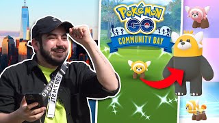 Pokémon GO in New York City… kind of… (Stufful Community Day)