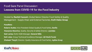 Food Sure Panel Discussion: Lessons from Covid19 for the Food Industry