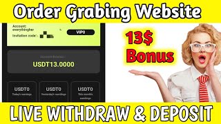 New Order Grabing Site - Best Usdt Earning Site - New Usdt Order Grabing Site