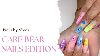 Care bear Nail Design