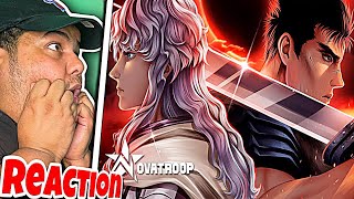 A Lâmina e o Falcão | Novatroop | Griffith e Guts (Berserk) Feat. ‪Fireezin‬ (REACTION)