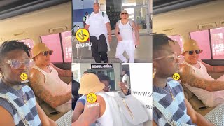 Kuami Eugene Welcomes Rotimi To Ghana For #cryptocurrency video shoot