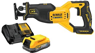 NEW Dewalt DCS382 Sawzall Reciprocating Saw and FREE Power Stack Battery Review