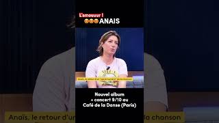 🤩🎶 ANAIS en concert ce mercredi 9/10 au CAFE DE LA DANSE à Paris. Prenez vos places ! ;)