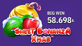 🍭 Sweet Bonanza Xmas | 58.698₺