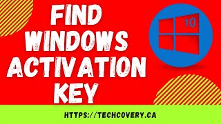 How to find Windows Activation key of your computer and laptop / Windows 10 license key