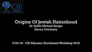 Origins of Jewish Nationhood