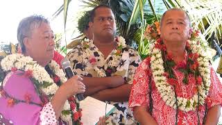 L'inauguration de la foire agricole de Huahine