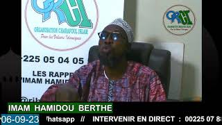 Diffusion en direct de Les Rappels de l'Imam Hamidou Berthe