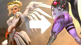 TOP 500 MERCY MAIN TRIES DPS - OVERWATCH