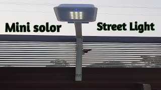 How to make mini solor street light