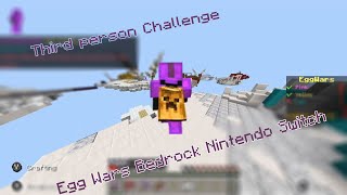 Third person challenge in Egg Wars Bedrock (Nintendo Switch)