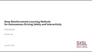 Deep Reinforcement Learning Methods for Autonomous Driving Safety and Interactivity