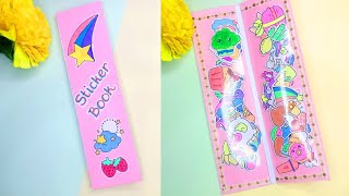 Diy Sticker Book | Make Your Own Sticker Book At Home | Kawaii Sticker Book | Diy Works