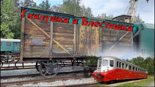 Чехия. Блестяшки и Гнилушки в главном Музей поездов / Czech. Shiny and rotten trains in the museum.