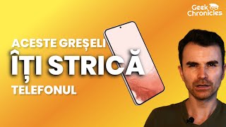 3 Greșeli de evitat cu telefonul tău