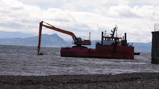 Wyre Sand Dredging At Kirkcaldy Harbour 03/10/2021