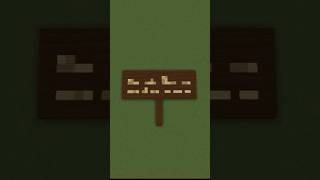 Minecraft biggest sign board #minecraft #shorts