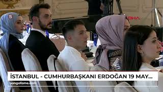 İstanbul - Cumhurbaşkanı Erdoğan 19 Mayıs'ta gençlerle biraraya geldi (Geniş haber)