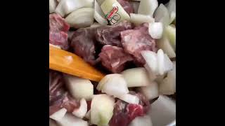 Балғын сиыр еті лавашта. Вкусное говядина в лаваше.