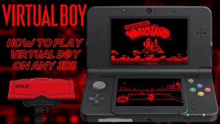 How to play Virtual Boy games PERFECTLY on ANY Nintendo 3DS | GoombaKungFu