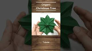 Origami Christmas Tree #shorts