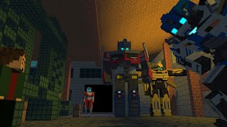 Transformers: Rise of the Beasts Mirage lets Noah sell him | Minecraft animation #transformers #rotb