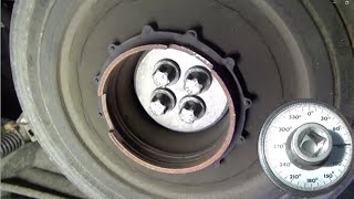 BMW 2.0D N47 - How to replace vibration damper  BMW F20, 1 Series.