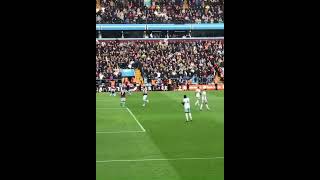 Douglas Luiz opens the scoring against West Ham incredible limbs!