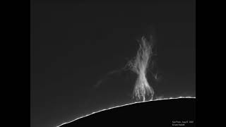 August 27, 2022 - Huge Solar Prominence Timelapse